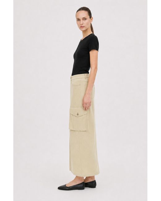 Filippa K Natural Re:Sourced Crepe Cargo Skirt