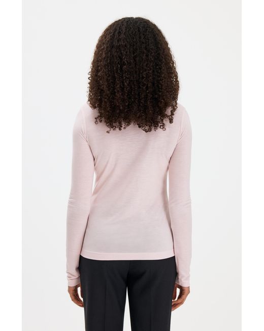 Filippa K White Scooped Longsleeve Top