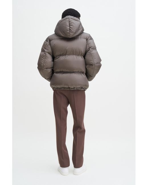 Filippa K Brown Puffer Down Jacket for men