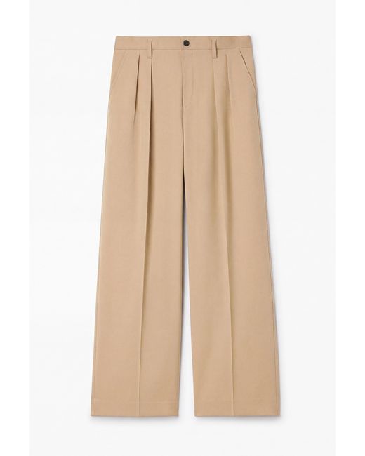 Filippa K Natural Milo Cotton Trousers for men