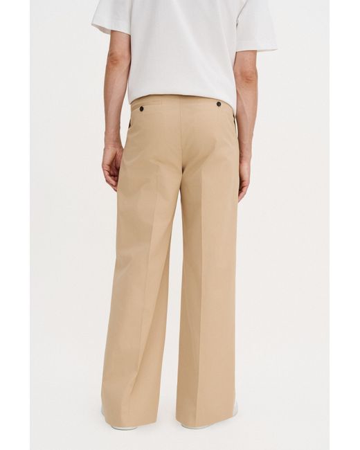 Filippa K Natural Milo Cotton Trousers for men