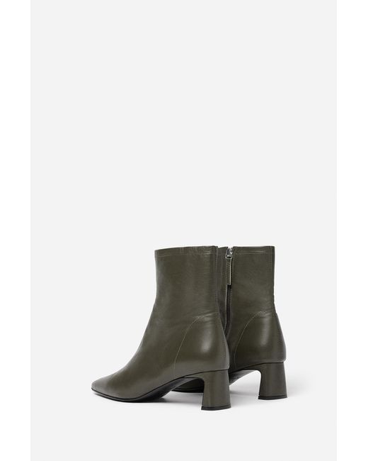Filippa K White Kitten Heel Ankle Bootie