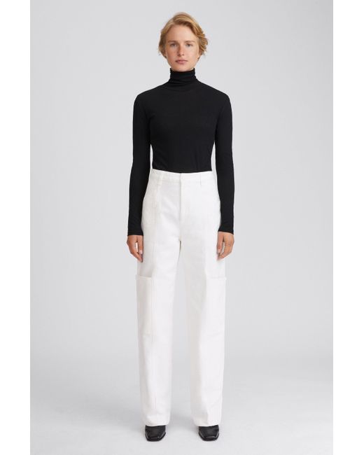 Filippa K Cotton Joy Trouser in White 
