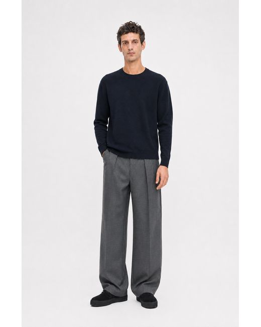 Filippa K Blue Wool Milano Knit Sweater for men