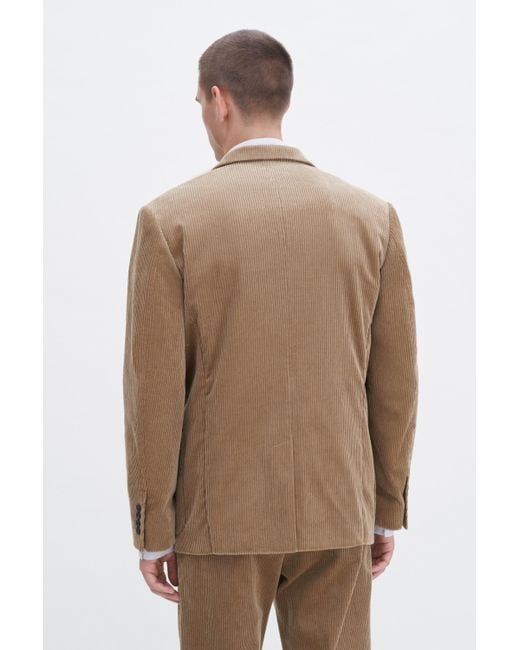 Filippa K Natural Corduroy Patch Pocket Blazer for men