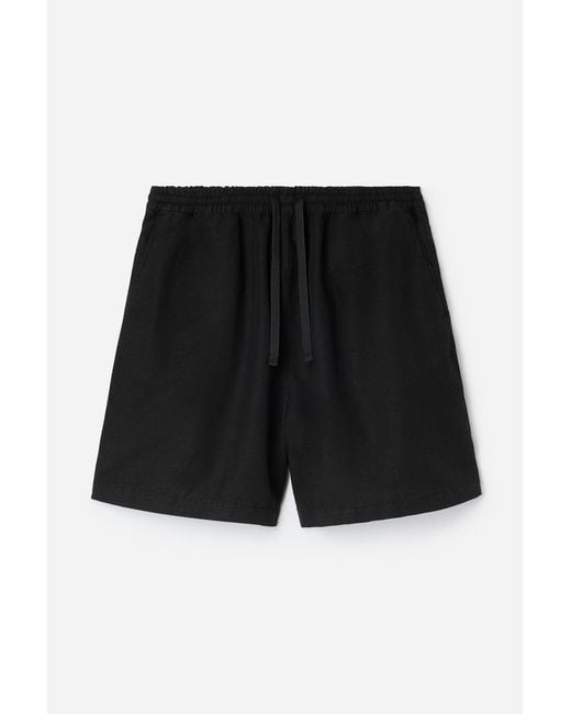 Filippa K Black Jessa Linen Shorts