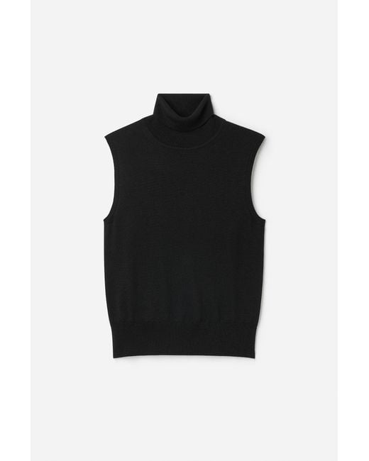 Filippa K Blue Turtleneck Vest