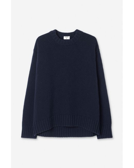 Filippa K Blue Cashmere Crewneck Sweater
