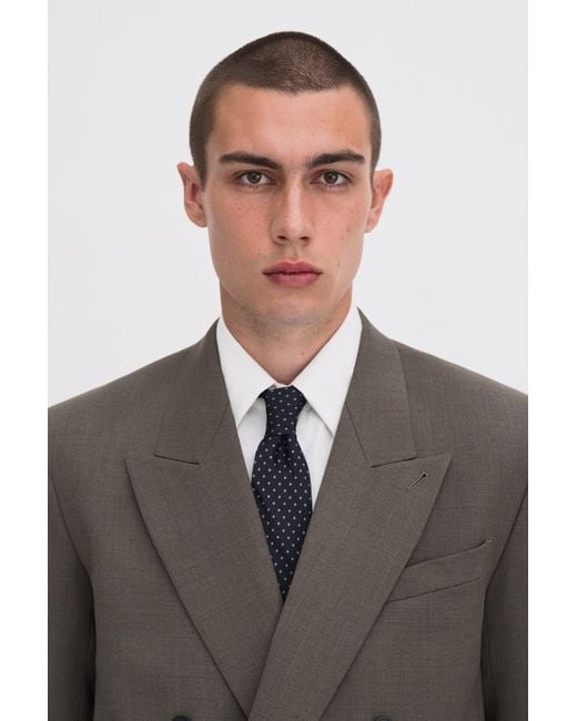 Filippa K White Silk Tie for men