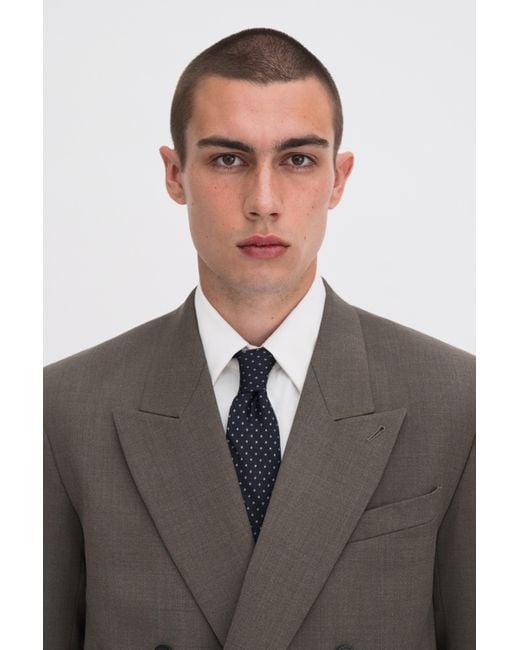 Filippa K White Silk Tie for men