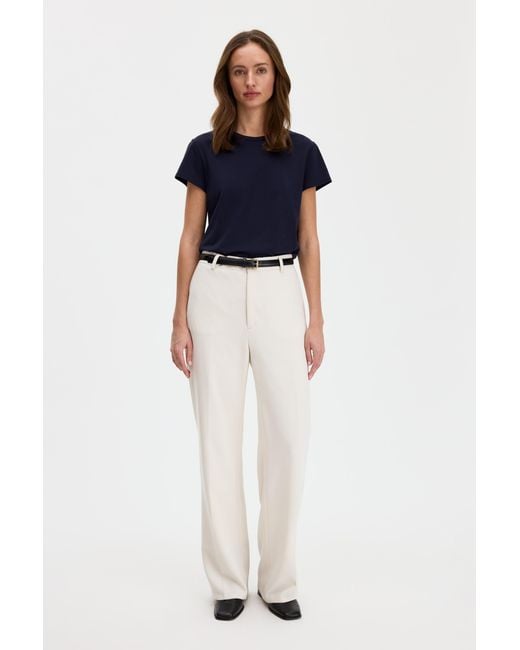 Filippa K Blue Soft Cotton Tee