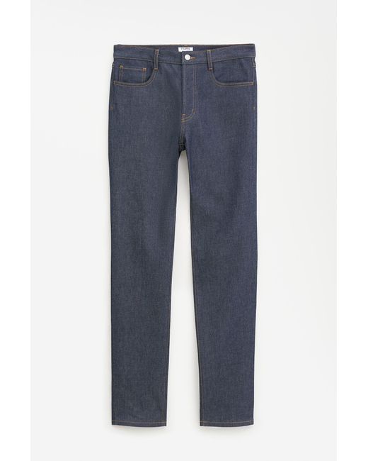 Filippa K Blue Slim Straight Jeans for men