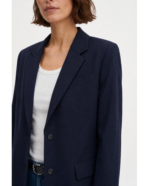 Filippa K Blue Delilah Cool Wool Blazer