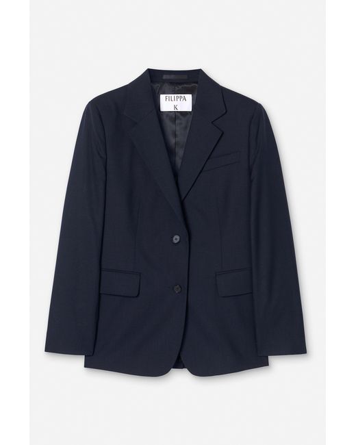 Filippa K Blue Delilah Cool Wool Blazer