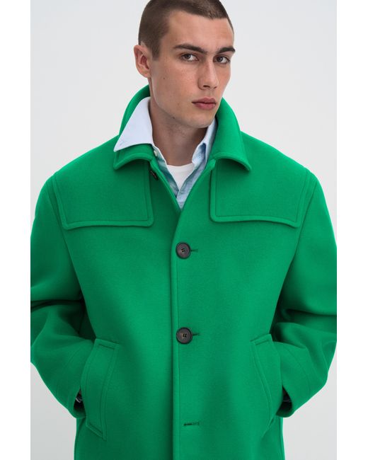 Filippa K Green Wool Donkey Jacket for men
