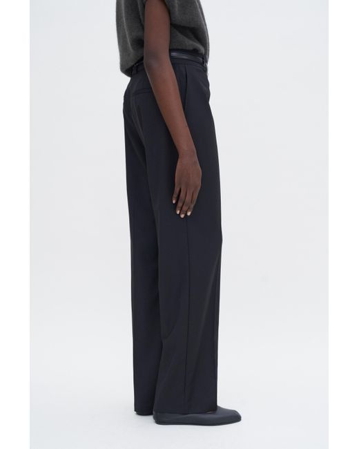 Filippa K Blue Tailored Wool Trousers