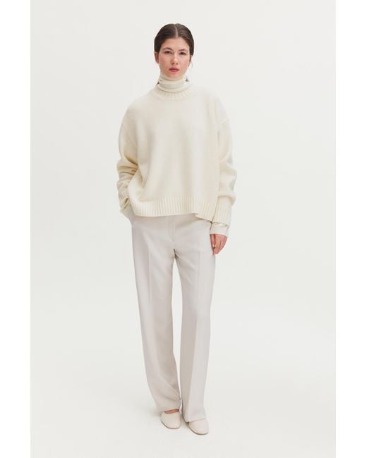 Filippa K Natural Wool Cashmere Sweater