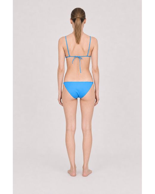 Filippa K Blue Triangle Bikini Top