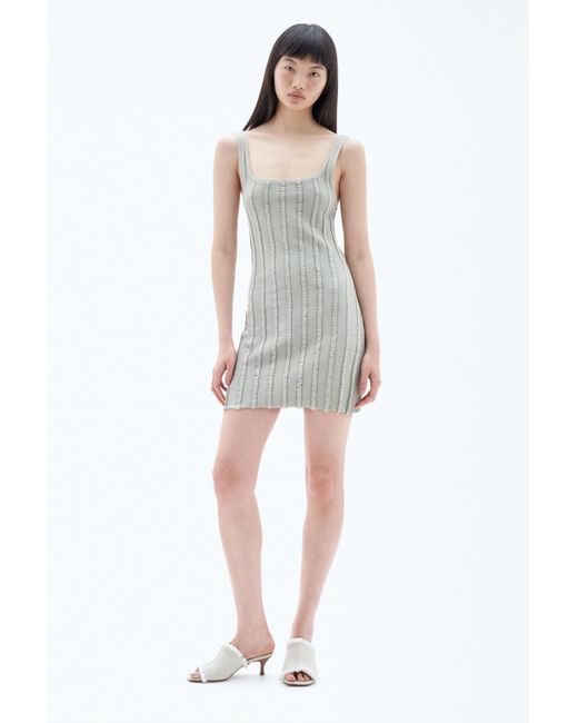 Filippa K White Knitted Strap Dress