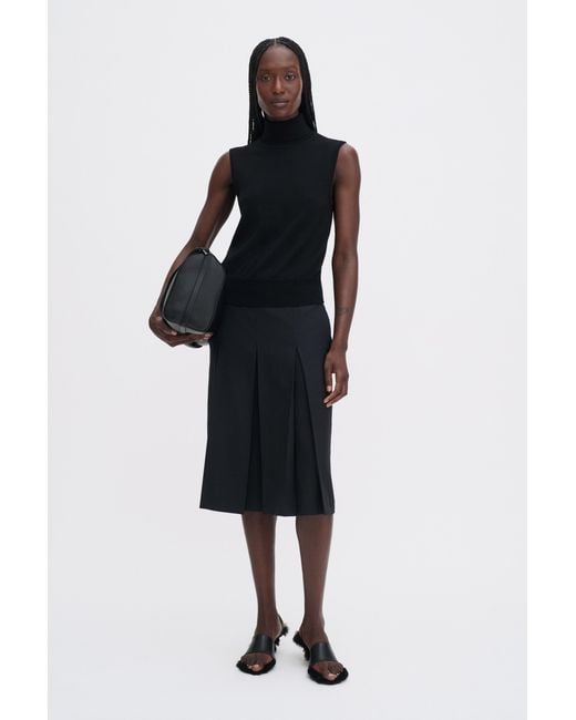 Filippa K Blue Turtleneck Vest