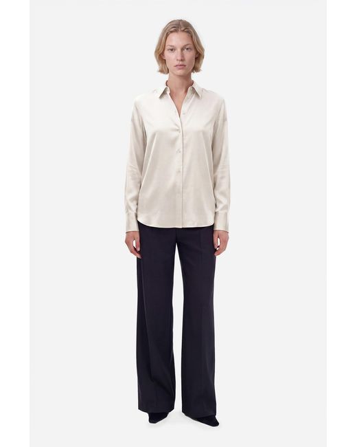 Filippa K White Silk Shirt
