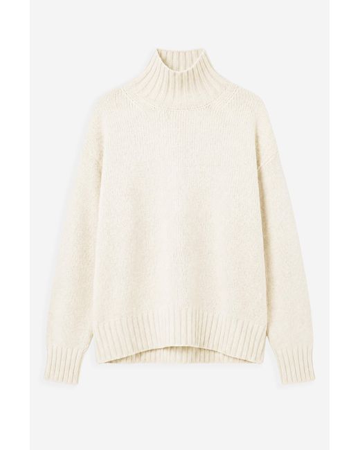 Filippa K Natural Cashmere Turtleneck Sweater