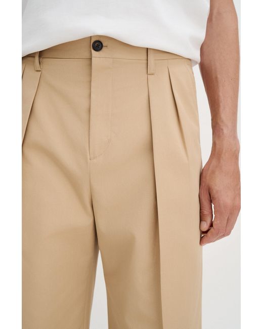 Filippa K Natural Milo Cotton Trousers for men