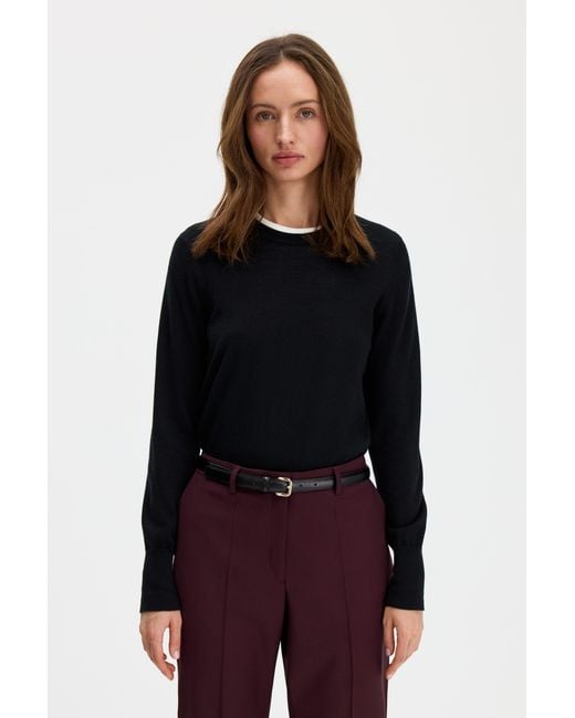 Filippa K Blue Merino R-Neck Sweater