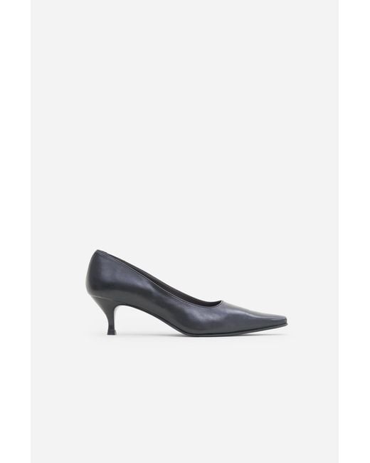 Filippa K White Square Toe Pumps