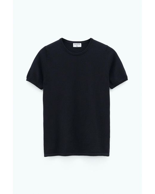 Filippa K Blue Merino Tee