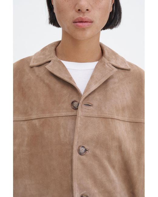 Filippa K Natural Suede Jacket
