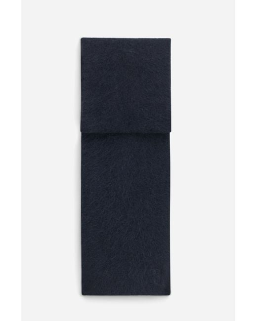 Filippa K Blue Fluffy Scarf