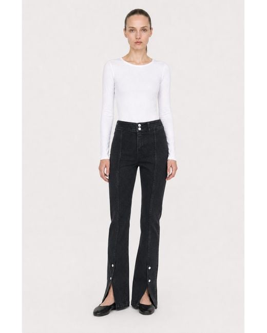 Filippa K Blue 90S Stretch Button Front Jeans