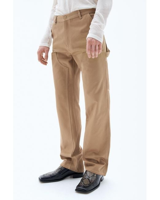 Filippa K Natural Cotton Carpenter Trousers for men