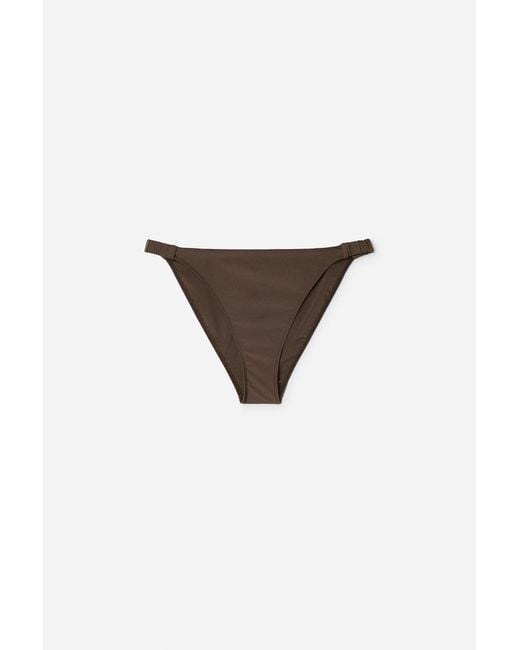 Filippa K White Gathered Back Bikini Top