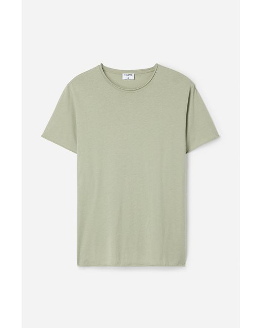 Filippa K Green Roll Neck Tee for men