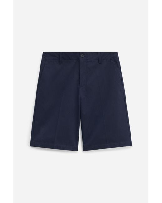Filippa K Blue Cotton Tailored Shorts for men