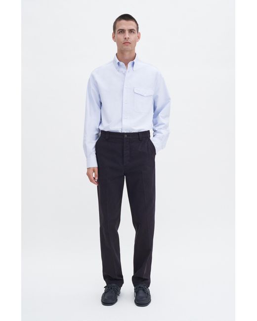 Filippa K Blue Cotton Chino Trouser for men