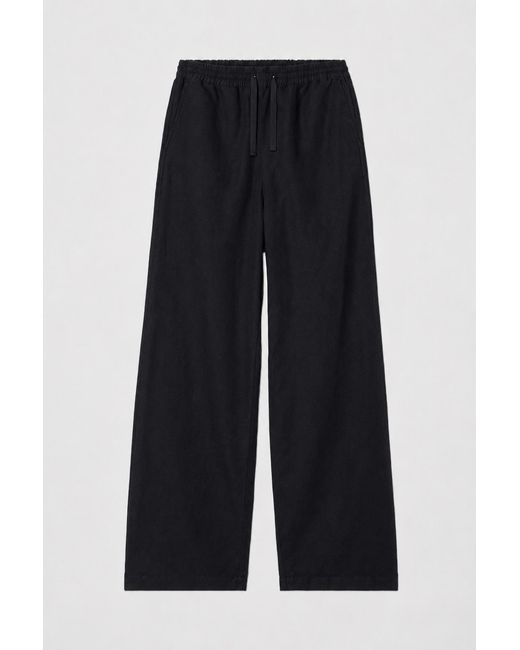 Filippa K Black Gillian Linen Trousers