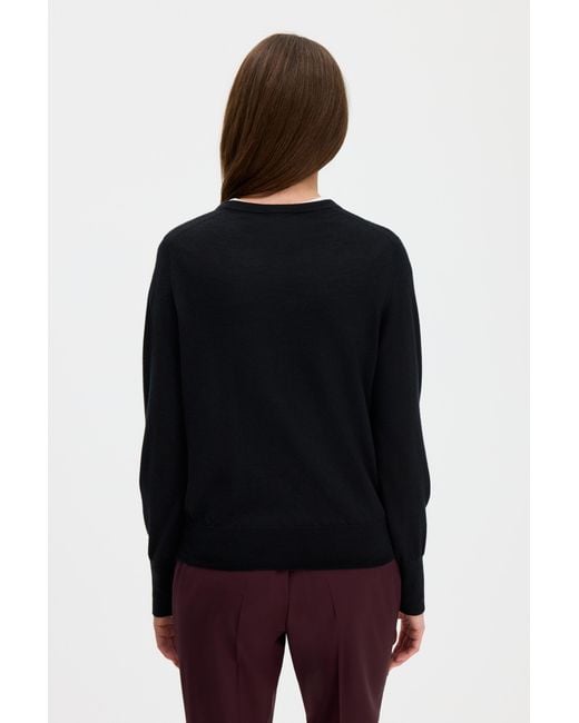 Filippa K Blue Merino R-Neck Sweater