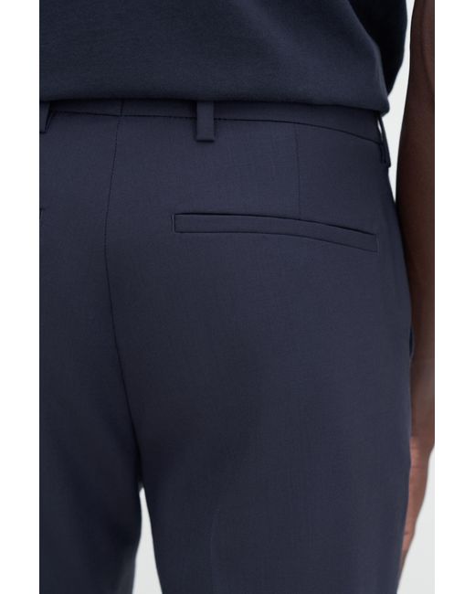 Filippa K Blue Liam Wool Trousers for men
