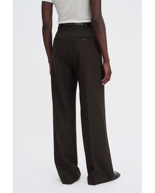 Filippa K White Darcey Wool Trousers