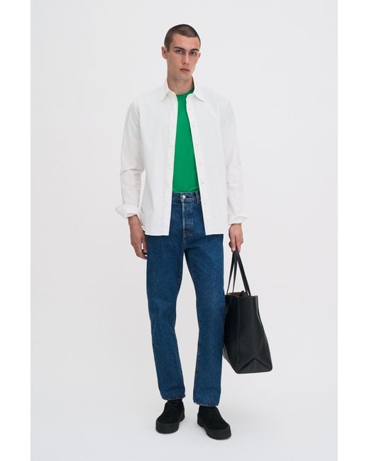 Filippa K Green Stretch Cotton Tee for men