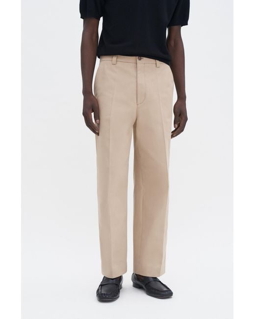 Filippa K Black Oversized Cropped Work Trouser for men