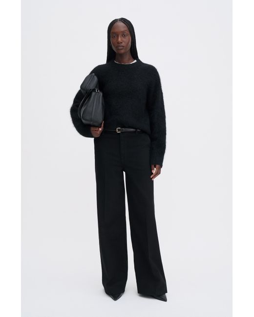 Filippa K Black Fluffy Sweater
