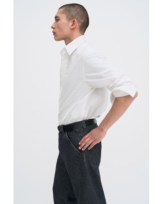 Filippa K White Relaxed Tailored Shirt for men