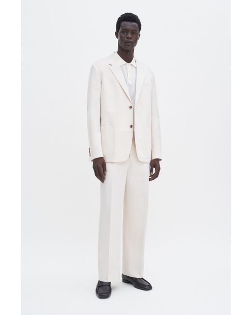 Filippa K White Patch Pocket Blazer for men