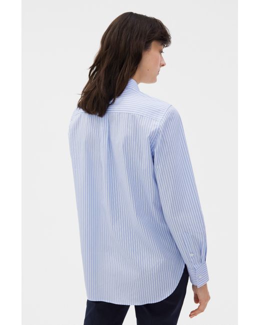 Filippa K Blue Jane Striped Shirt