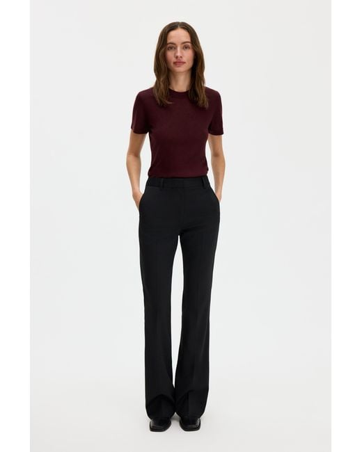 Filippa K Red Lyocell Cashmere Tee