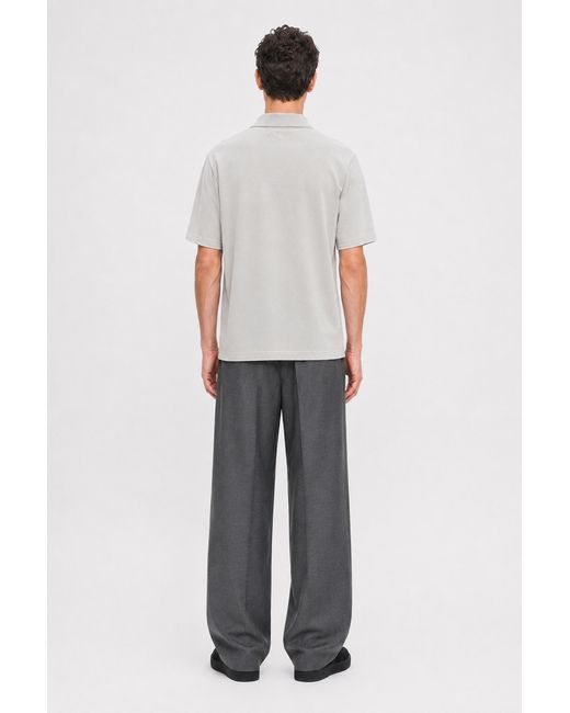 Filippa K White Boxy Polo Shirt for men
